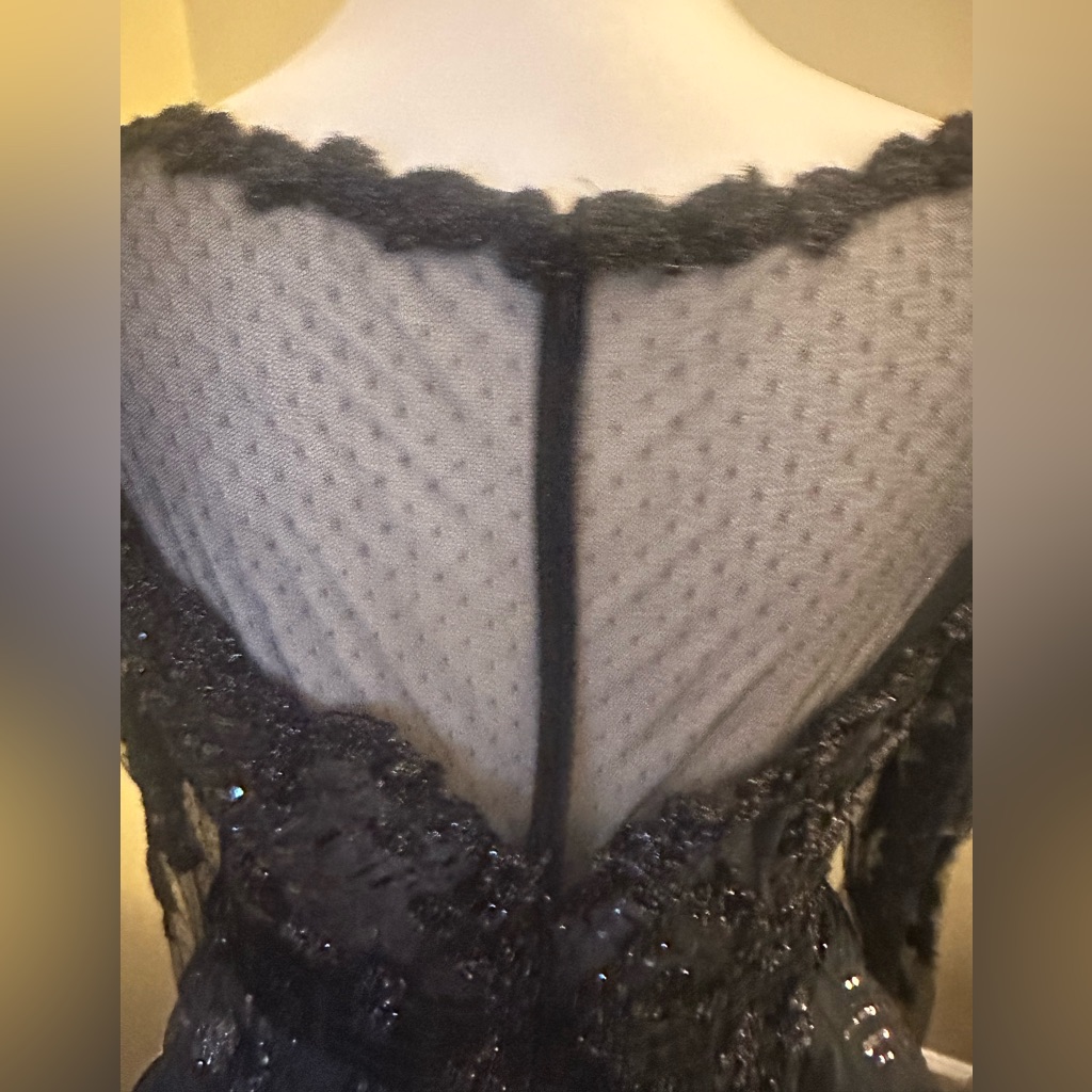 Nwt! Azzure Couture Fully Sequined Ballgown — image 7 of 8